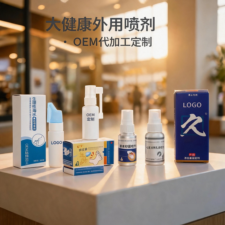 大健康外用喷剂OEM代加工厂家