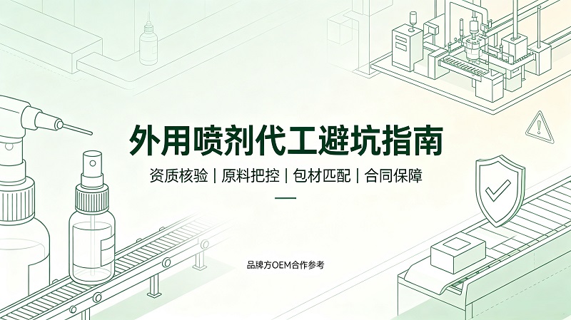 外用喷剂代工避坑指南：贴牌OEM合作常见问题