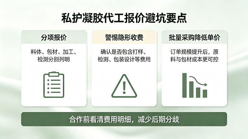 私护凝胶代工生产报价避坑要点