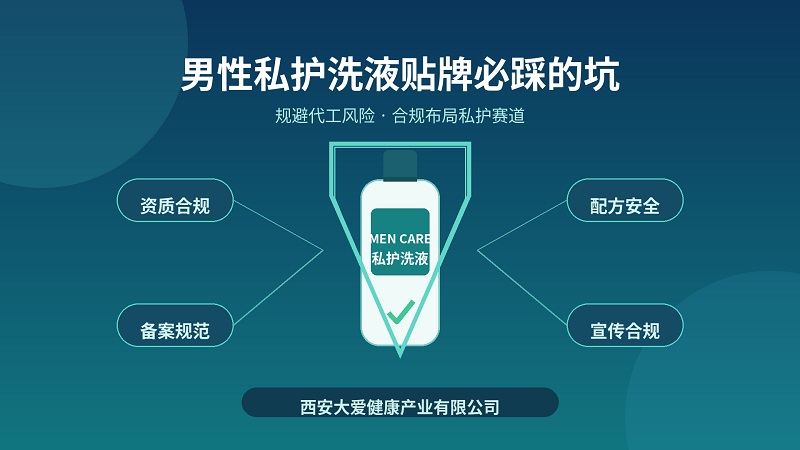 做男性私护洗液贴牌必踩的几个坑