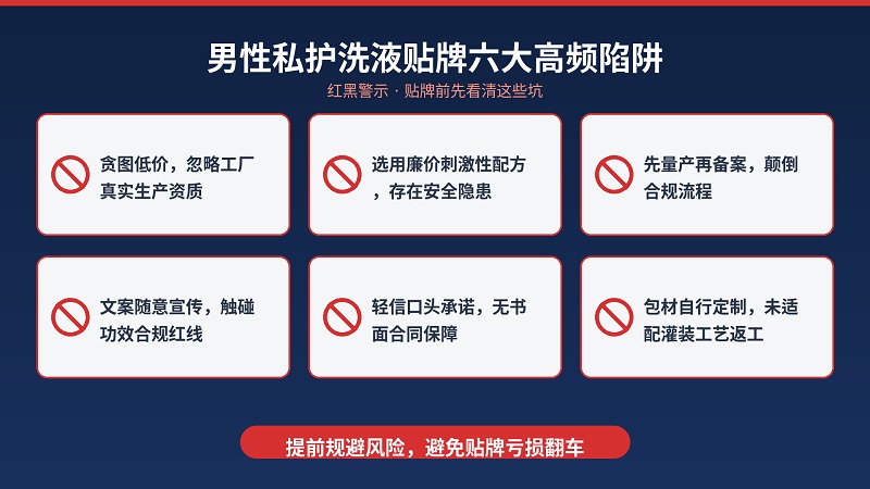 男性私护洗液贴牌必踩的几个坑