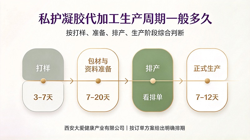 私护凝胶代加工的生产周期一般是多久?