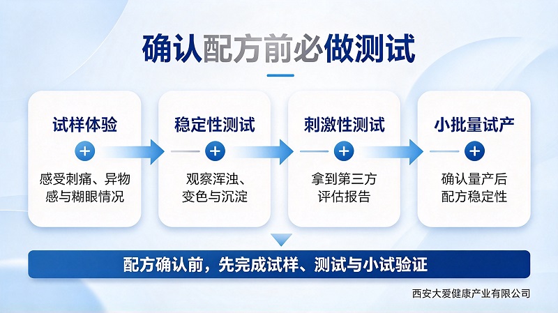 滴眼液OEM配方测试
